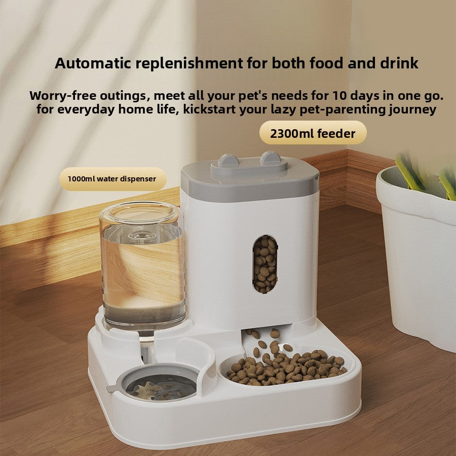 2-in-1 Automatic Pet Food & Water Dispenser Station (Extra Large)